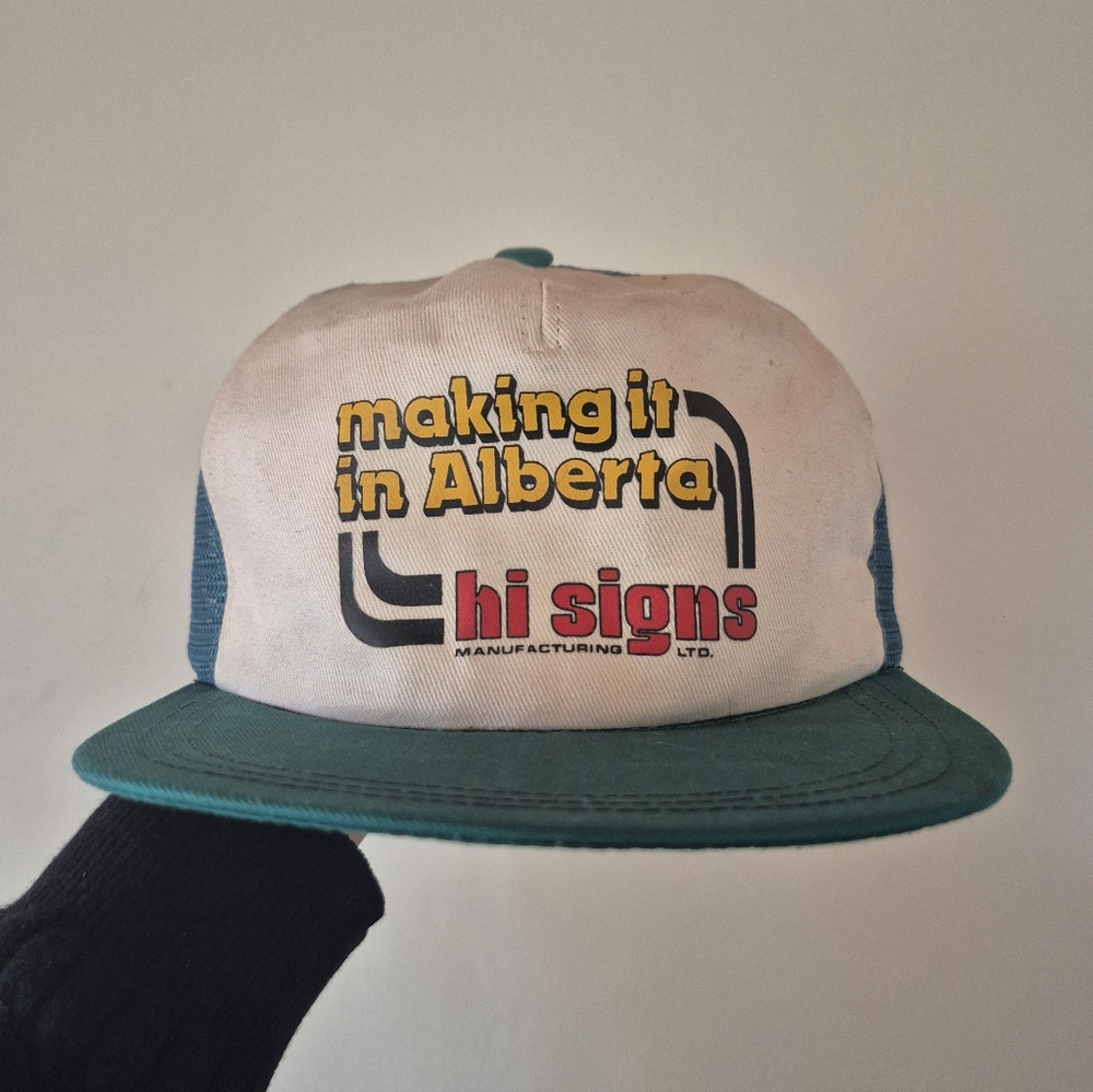 Vintage Making It In Alberta Trucker Cap